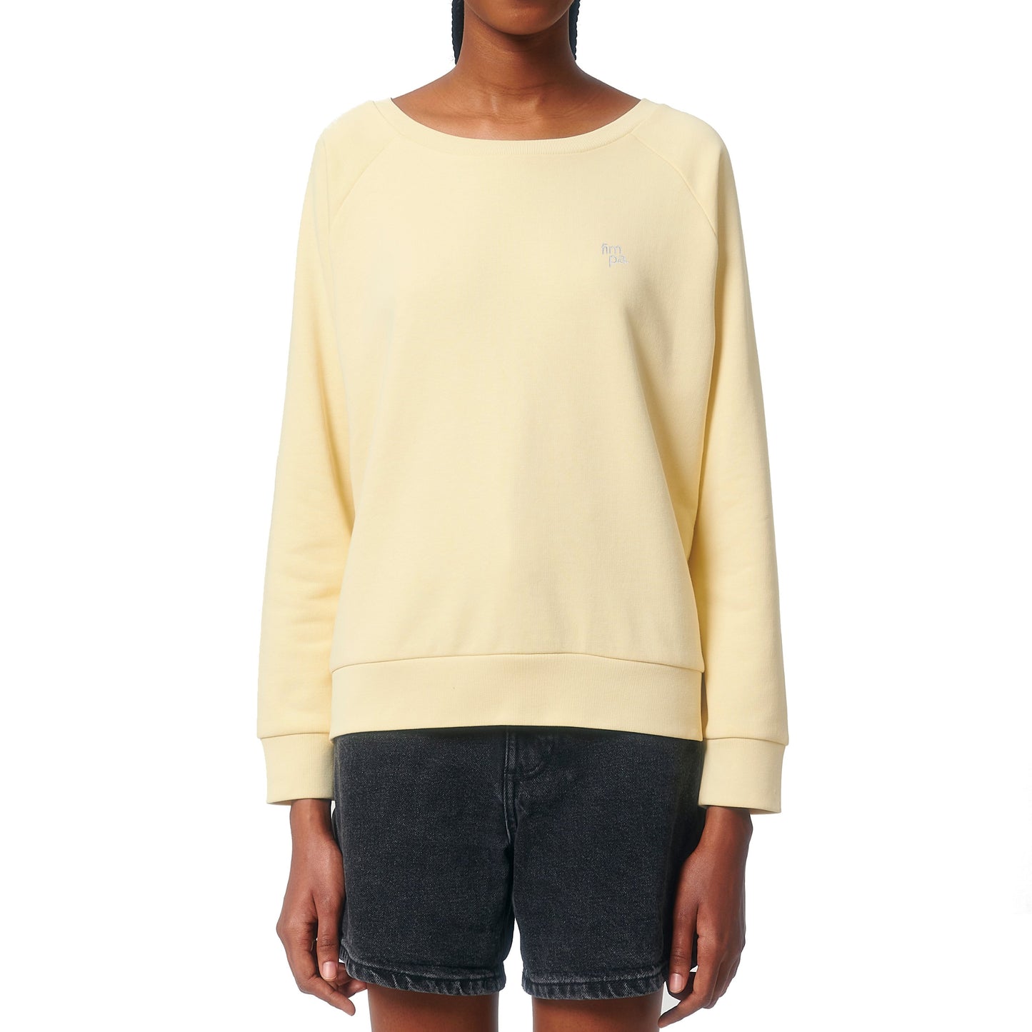 Damen Relaxed Fit Terry Sweatshirt fimpa-Stick