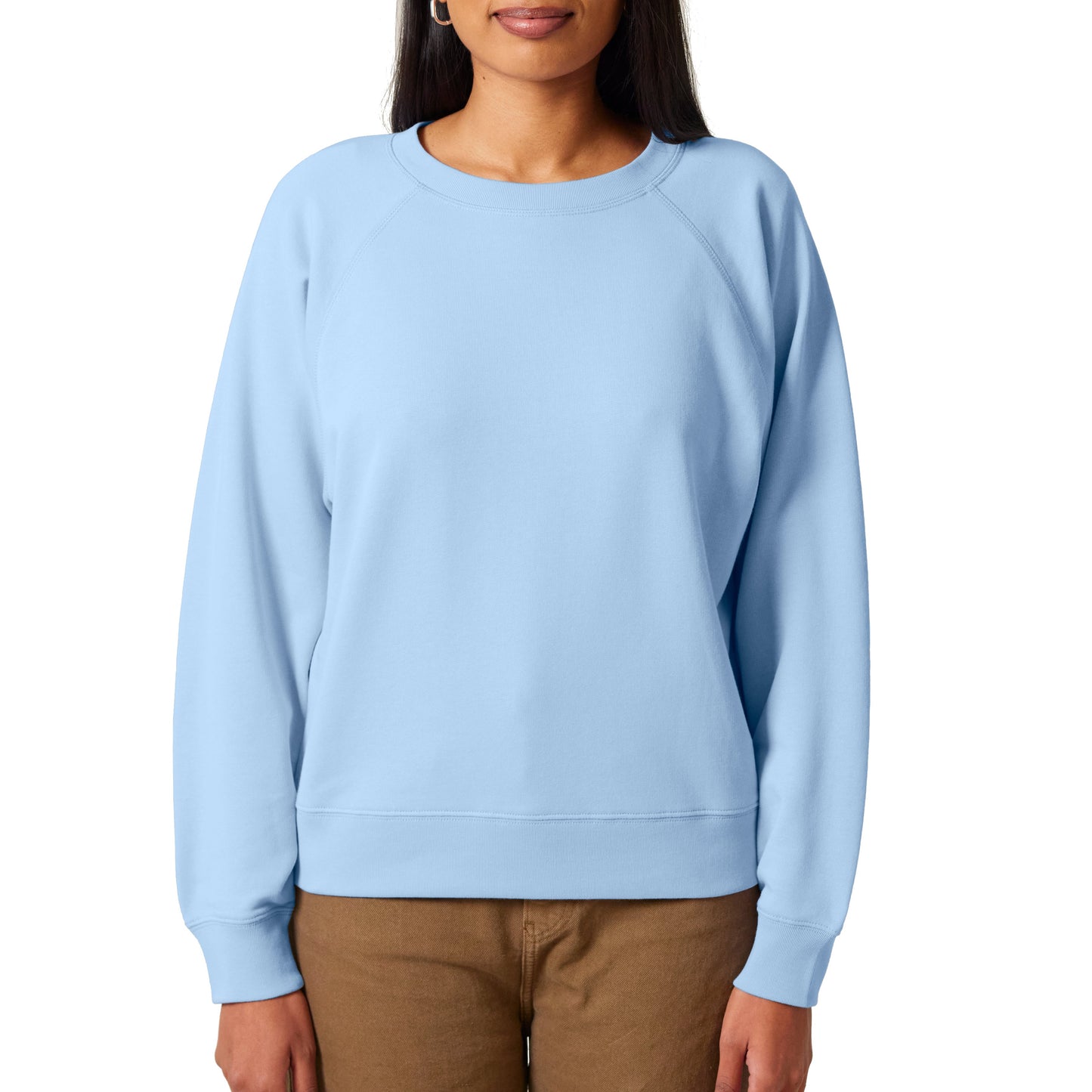 Damen Oversized Fit Raglan-Sweatshirt Basic