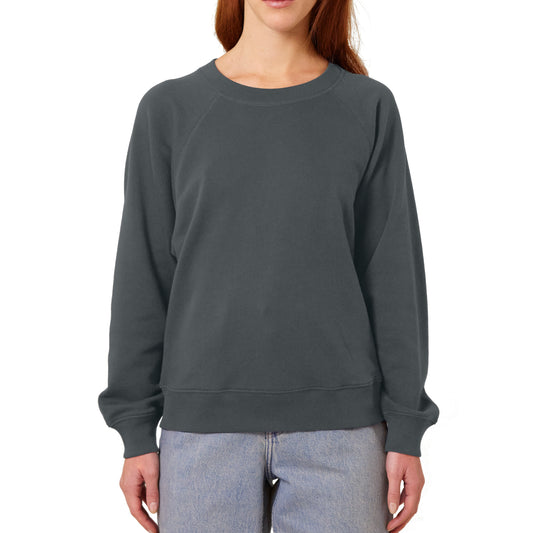 Damen Oversized Fit Raglan-Sweatshirt Basic