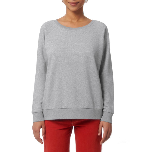 Damen Relaxed Fit Terry Sweatshirt Basic