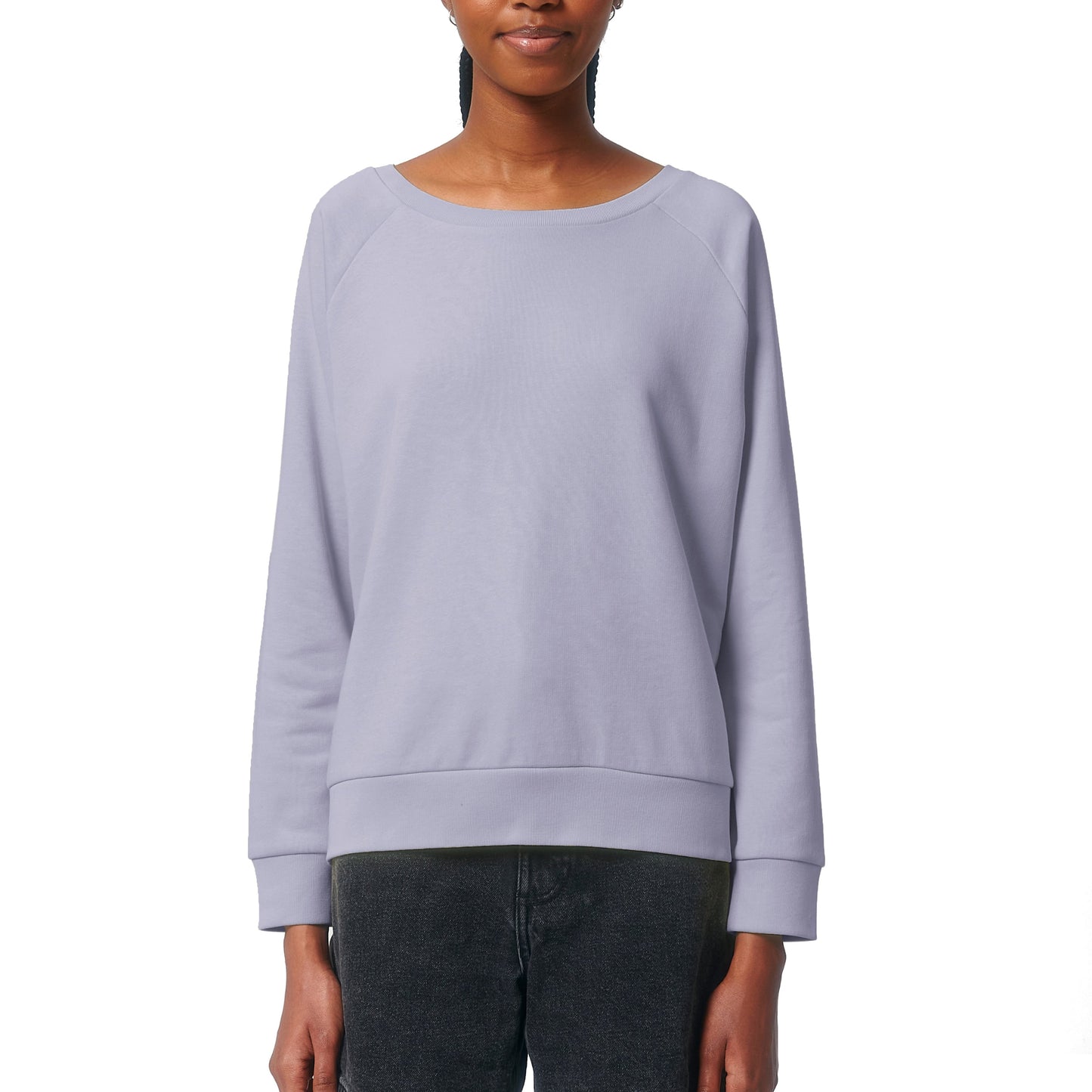 Damen Relaxed Fit Terry Sweatshirt Basic