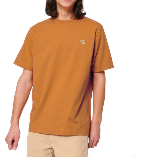 Heavyweight Relaxed Fit T-Shirt mit gesticktem fimpa-Logo