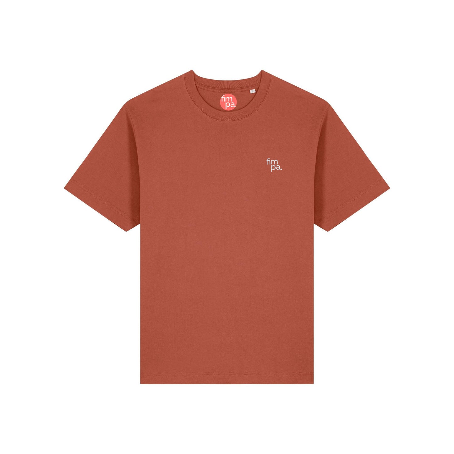 Heavyweight Relaxed Fit T-Shirt mit gesticktem fimpa-Logo
