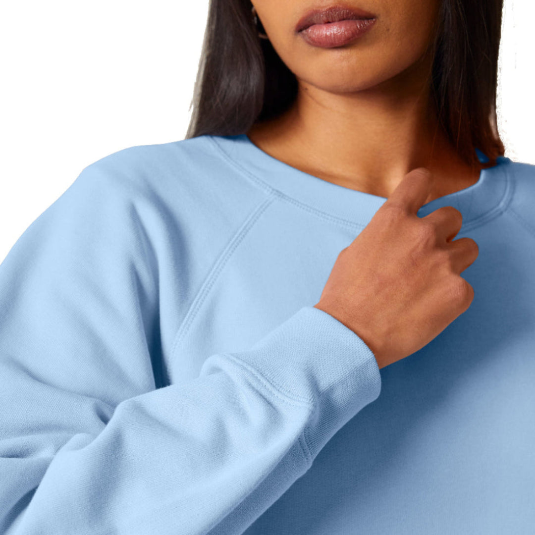 Damen Oversized Fit Raglan-Sweatshirt Basic