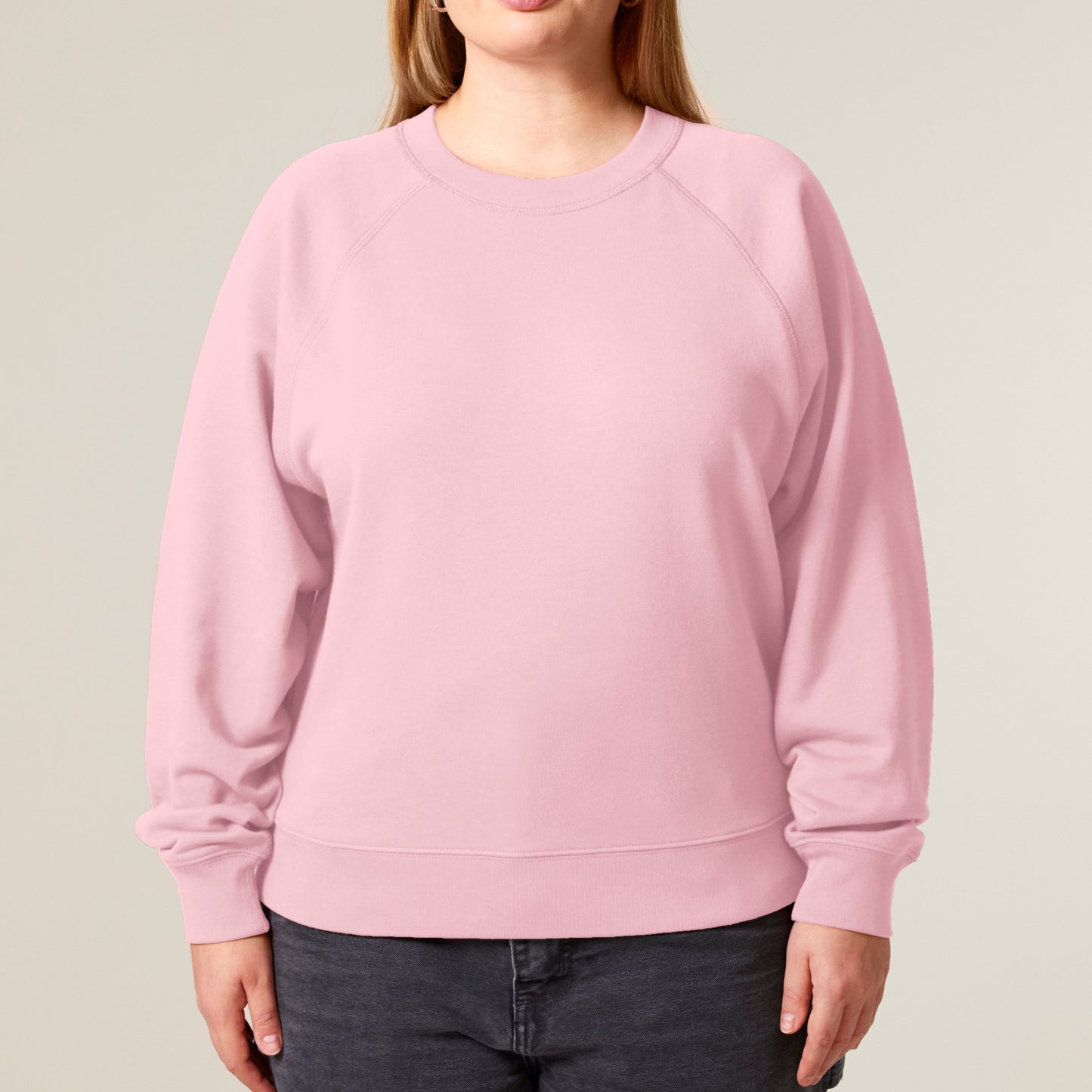 Damen Oversized Fit Raglan-Sweatshirt Basic