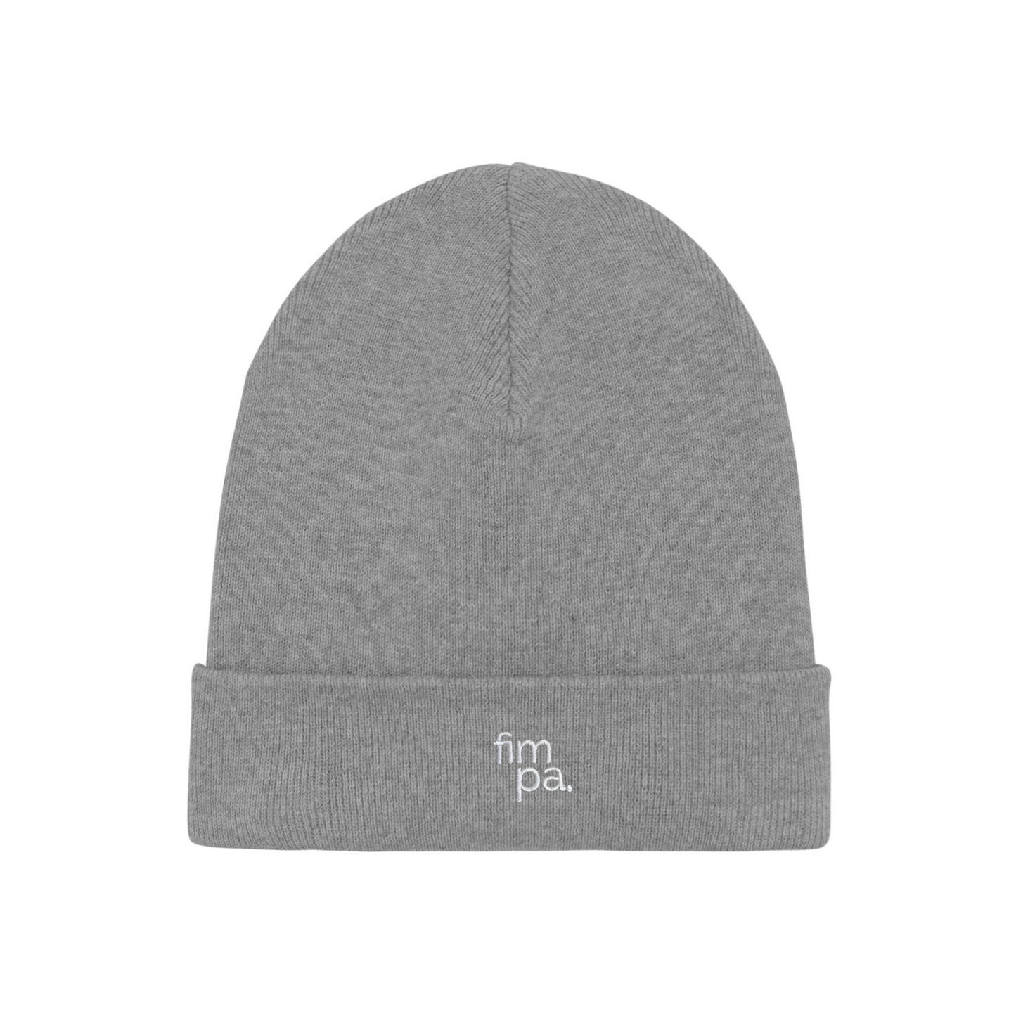 Unisex Strick-Beanie mit gesticktem fimpa-Logo