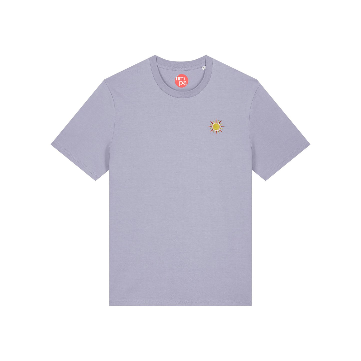 Regular Fit T-Shirt mit gesticktem Sonnen-Motiv