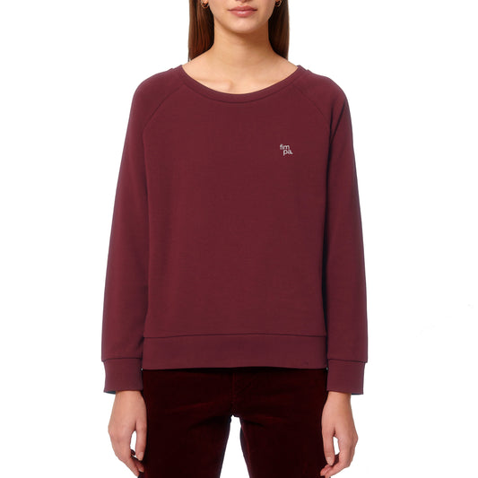 Damen Relaxed Fit Terry Sweatshirt fimpa-Stick