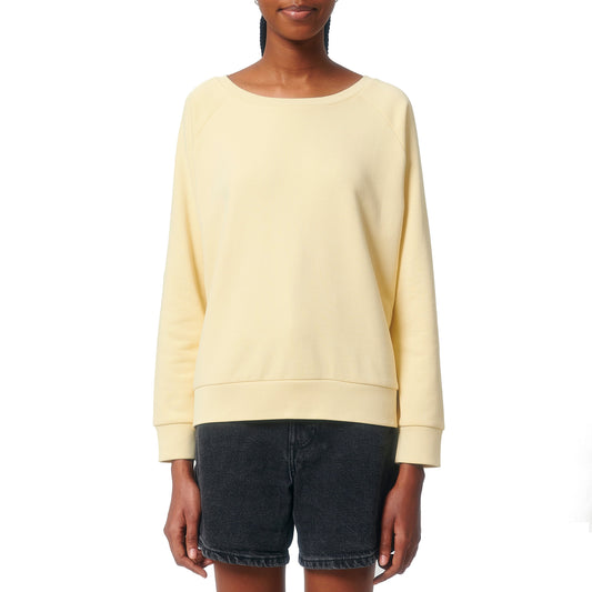 Damen Relaxed Fit Terry Sweatshirt Basic