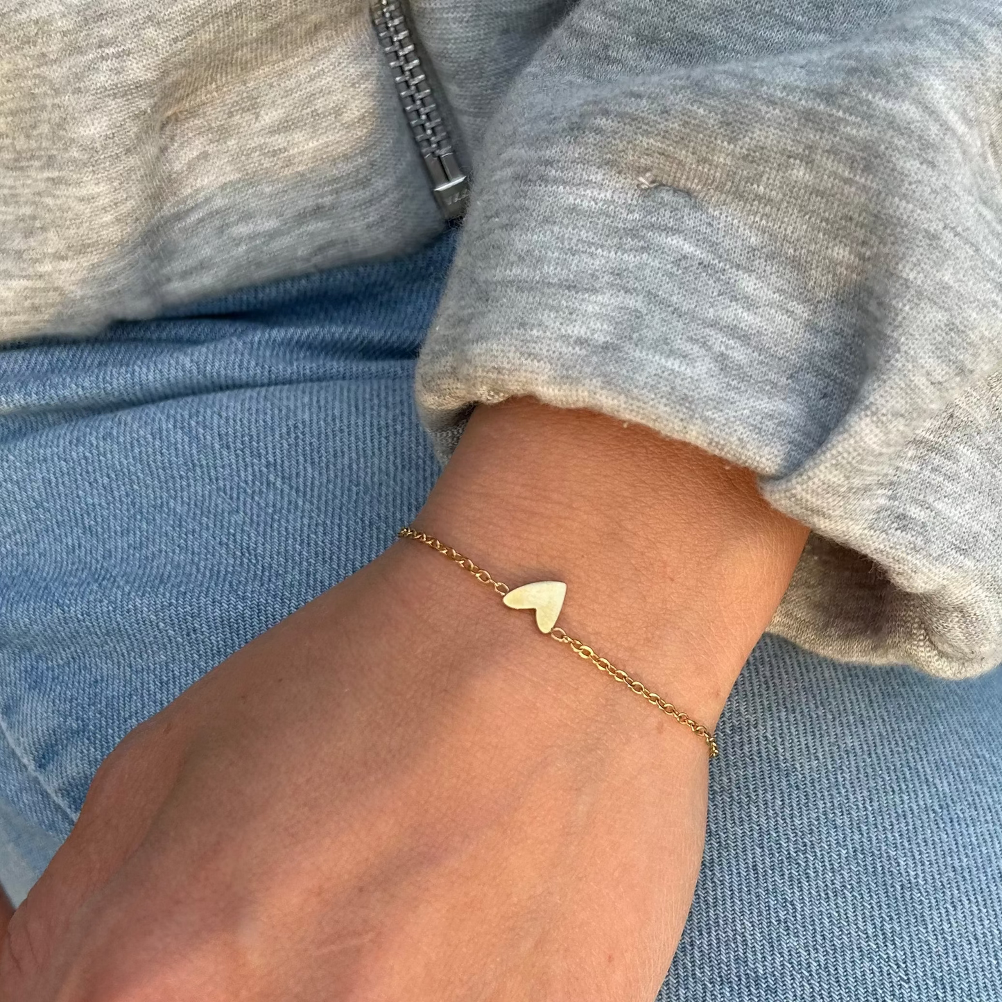Herz Armband vergoldet