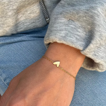 Herz Armband vergoldet