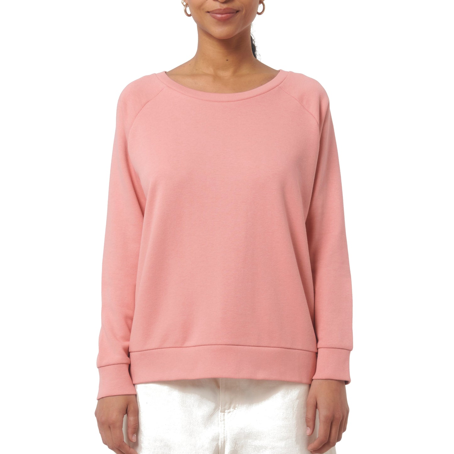 Damen Relaxed Fit Terry Sweatshirt Basic