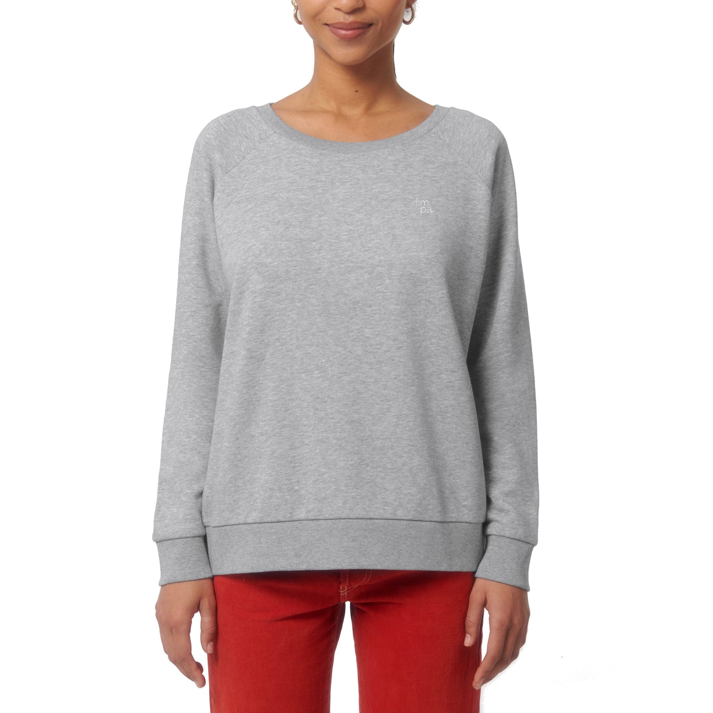 Damen Relaxed Fit Terry Sweatshirt fimpa-Stick