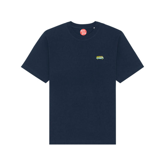 Heavyweight Relaxed Fit T-Shirt mit gesticktem Bus-Motiv