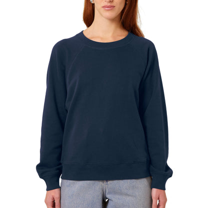 Damen Oversized Fit Raglan-Sweatshirt Basic