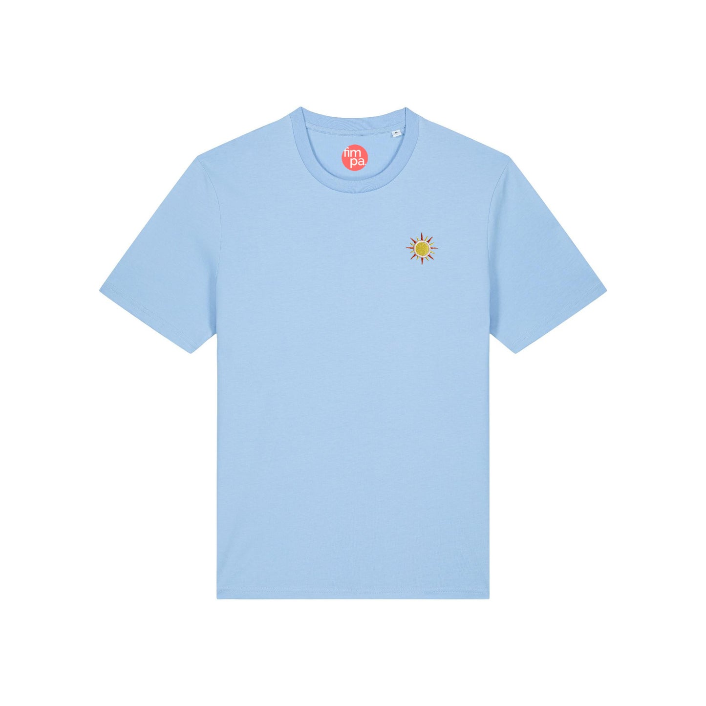 Regular Fit T-Shirt mit gesticktem Sonnen-Motiv