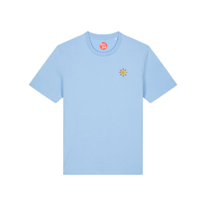 Regular Fit T-Shirt mit gesticktem Sonnen-Motiv