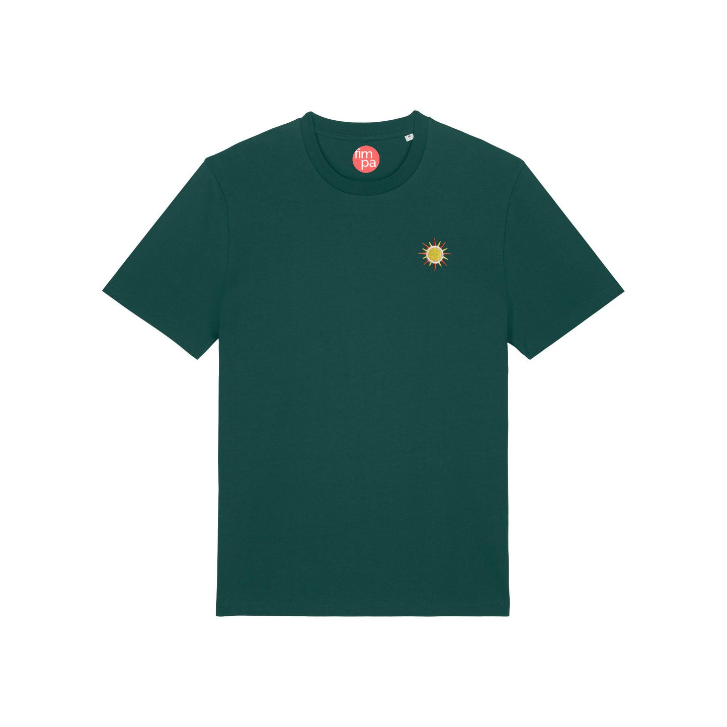 Regular Fit T-Shirt mit gesticktem Sonnen-Motiv