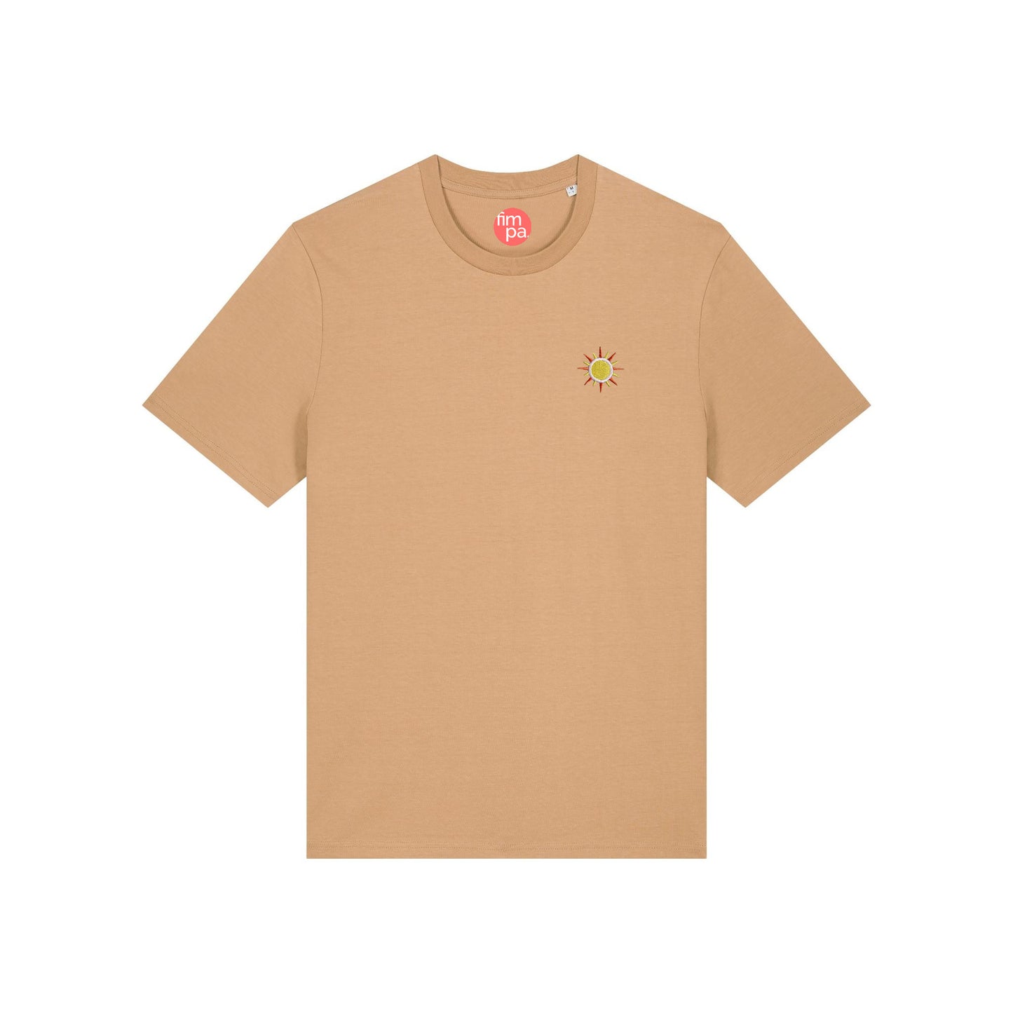 Regular Fit T-Shirt mit gesticktem Sonnen-Motiv