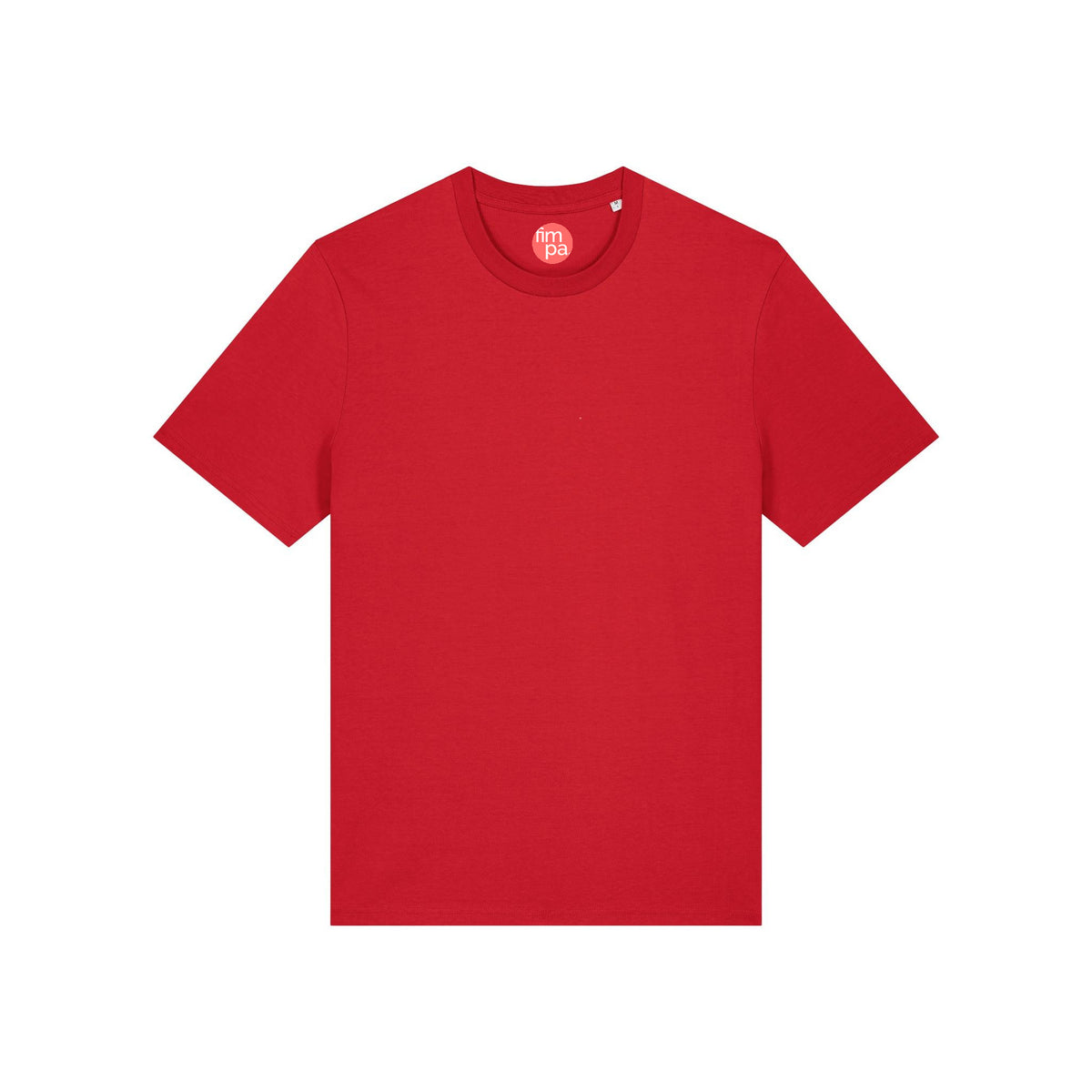 T-Shirt Basic Regular Fit Rot – Bio-Baumwolle fair produziert | fimpa.