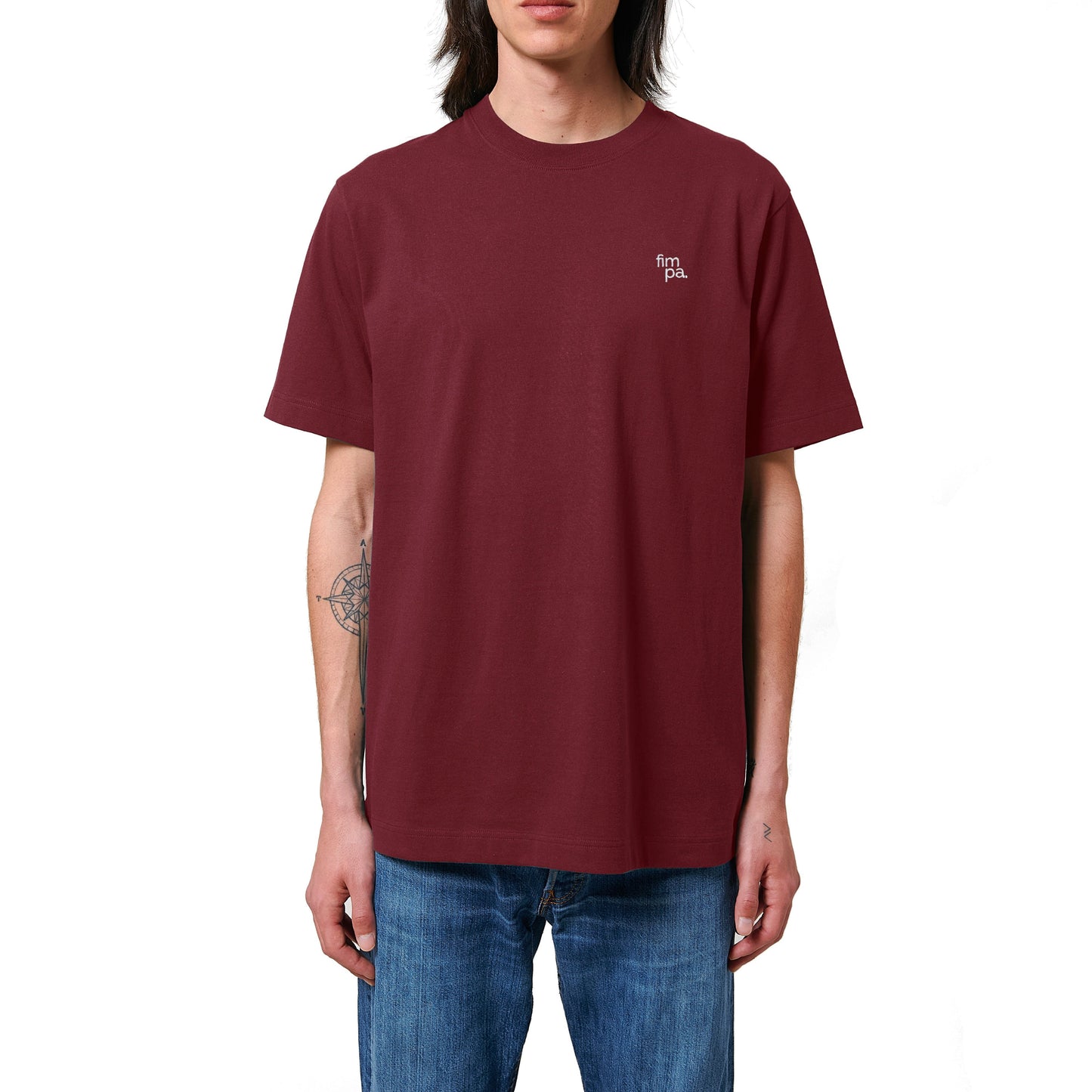 Heavyweight Relaxed Fit T-Shirt mit gesticktem fimpa-Logo