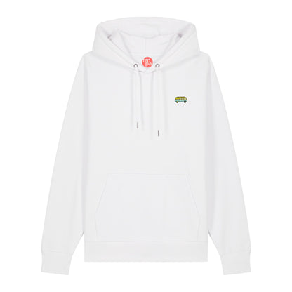 Regular Fit Hoodie mit gesticktem Bus-Motiv