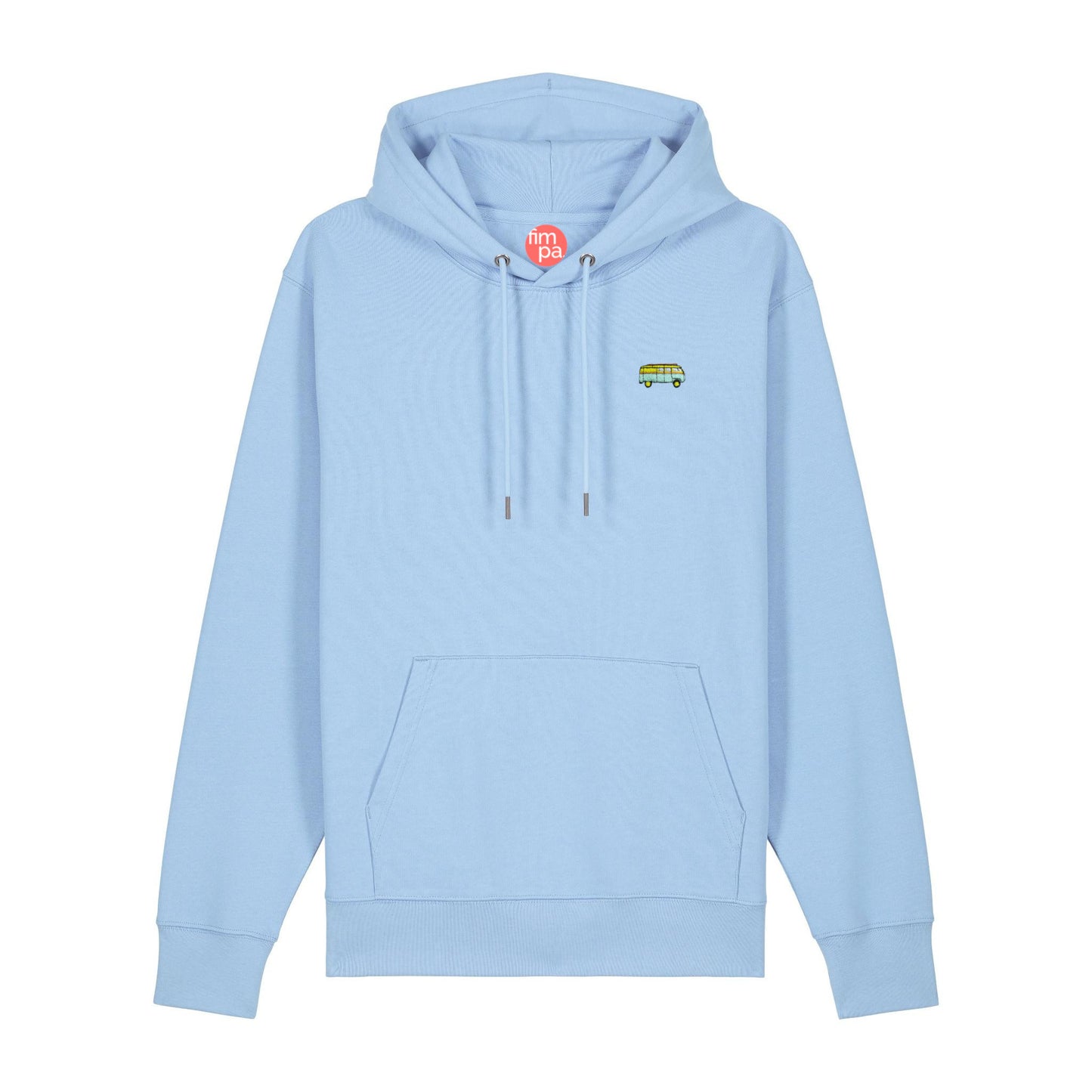 Regular Fit Hoodie mit gesticktem Bus-Motiv